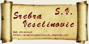Srebra Veselinović vizit kartica